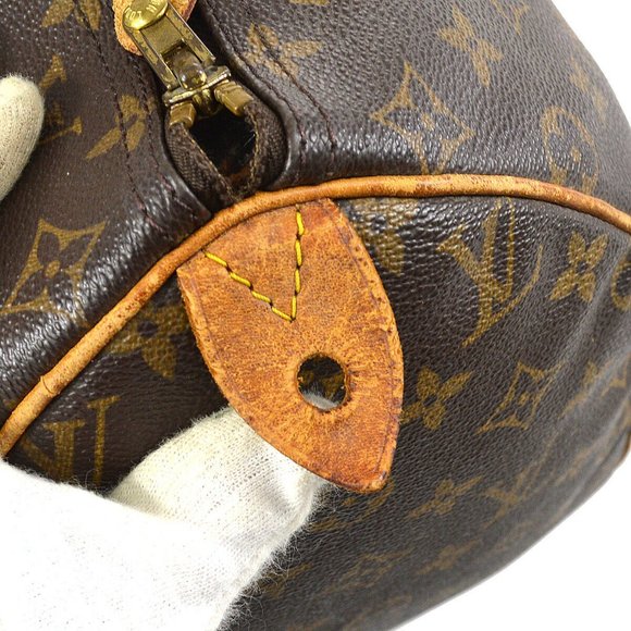 authentic LOUIS VUITTON SPEEDY 40 HAND BAG PURSE MONOGRAM - Picture 8 of 14